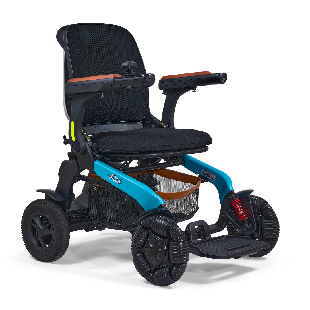 Golden Tech Ally Pro All-Terrain Smart Power Wheelchair - Teal